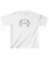 Unisex Çocuk Baskılı T-Shirt - Beyaz