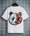 Unisex Çocuk Baskılı T-Shirt - Beyaz