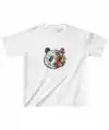Unisex Çocuk Baskılı T-Shirt - Beyaz
