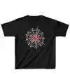 Unisex Çocuk Baskılı T-Shirt - Siyah