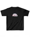 Unisex Çocuk Baskılı T-Shirt - Siyah