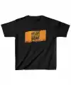 Unisex Çocuk Baskılı T-Shirt - Siyah