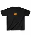 Unisex Çocuk Baskılı T-Shirt - Siyah