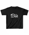 Unisex Çocuk Baskılı T-Shirt - Siyah