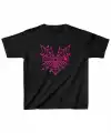 Unisex Çocuk Baskılı T-Shirt - Siyah