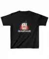 Unisex Çocuk Baskılı T-Shirt - Siyah
