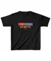 Unisex Çocuk Baskılı T-Shirt - Siyah
