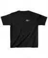 Unisex Çocuk Baskılı T-Shirt - Siyah