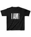 Unisex Çocuk Baskılı T-Shirt - Siyah