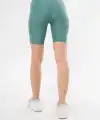 Yüksek Bel Biker Sporcu Şort - Mint Yeşili