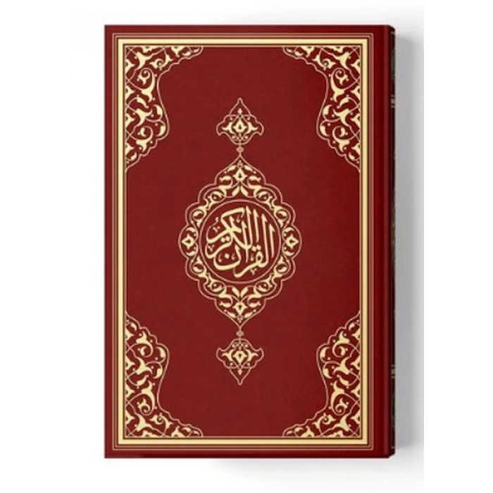 2 Renkli Orta Boy KurAn-I Kerim (Miklepsiz)Bordo
