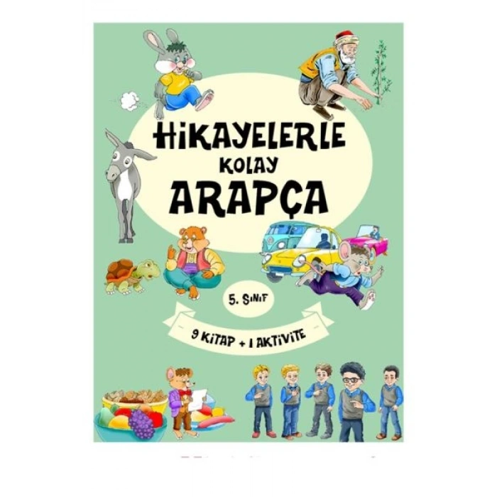 5. Sınıf Hikayelerle Kolay Arapça (9 Kitap + 2 Aktivite)
