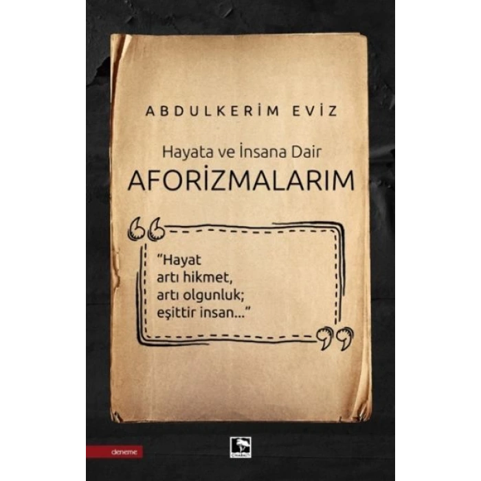 Aforizmalarım