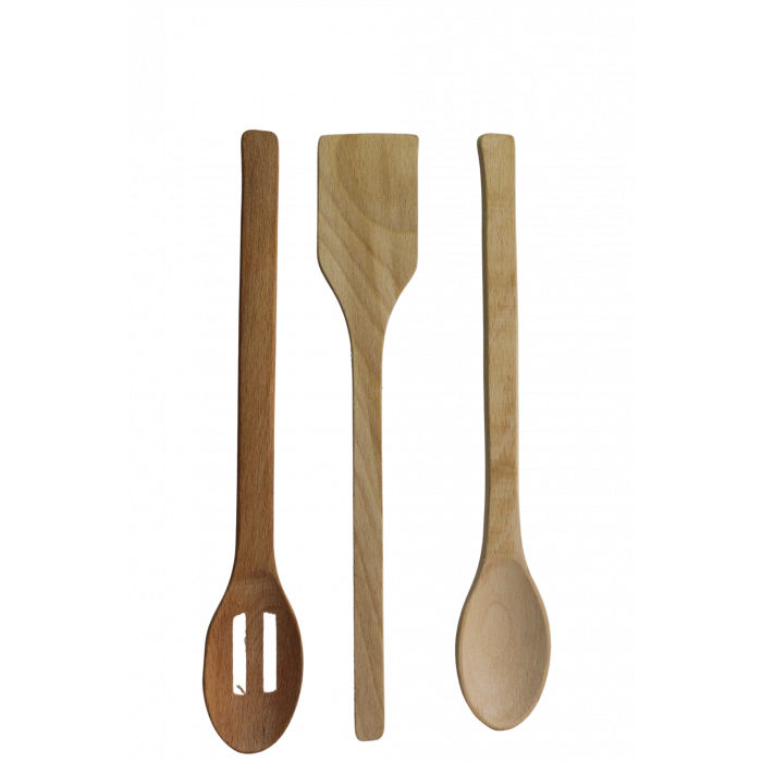 Ahşap 3lü Kaşık Seti