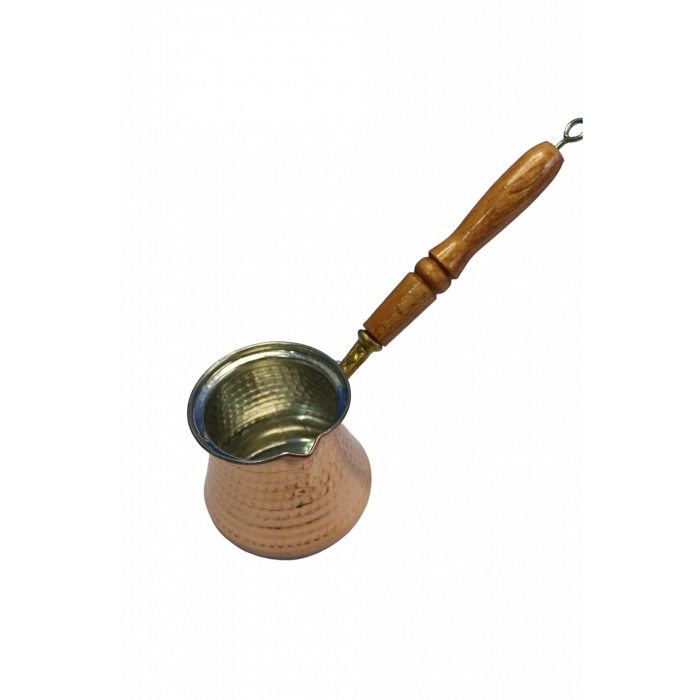 Ahşap Saplı Bakır Sütlük No:2