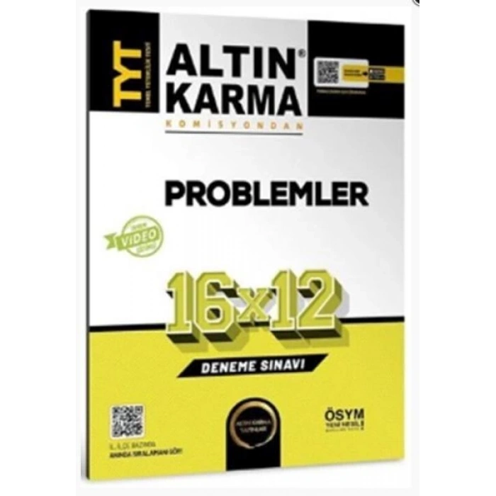 Altın Karma TYT Problemler 16 x 12 Deneme