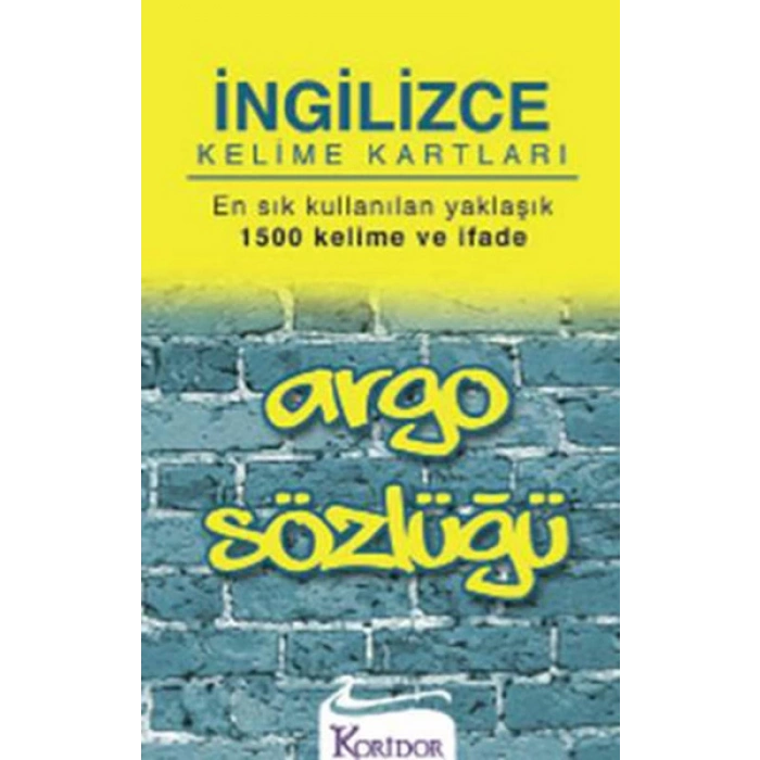 Argo Kelime Kartları (İngilizce)
