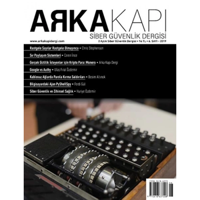 Arka Kapı Dergi 6.Sayı 2019