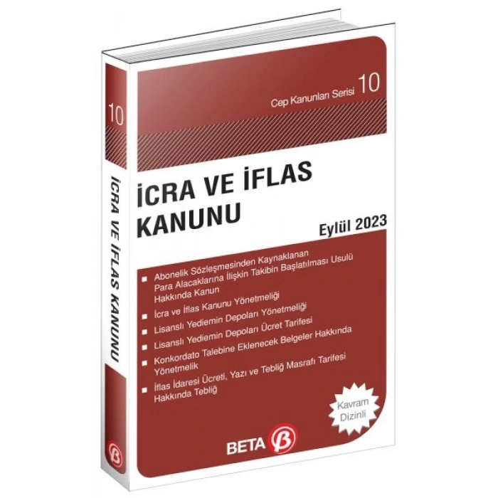 Cep 10 - İcra ve İflas Kanunu