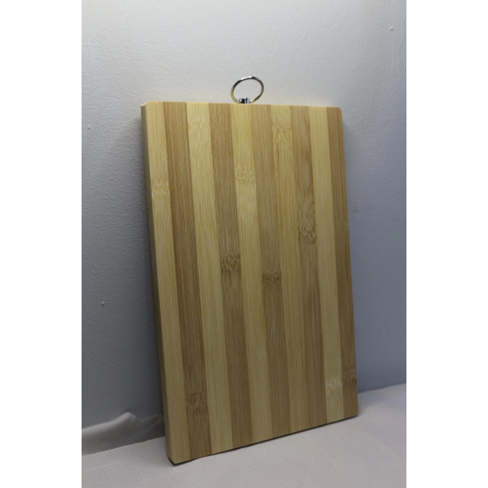 Çizgili Ahşap Kesme Tahtası 18x28