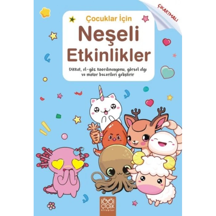 Çocuklar için Neşeli Etkinlikler- Çıkartmalı