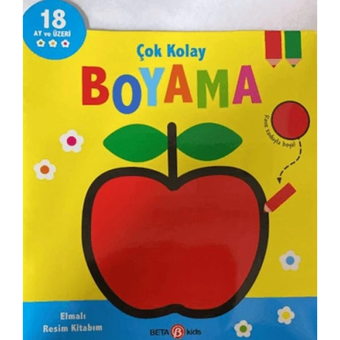 Çok Kolay Boyama Elmalı Resim Kitabım