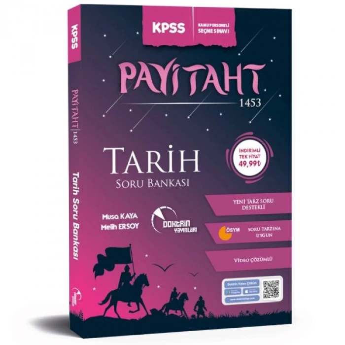 Doktrin Yayınları KPSS Payitaht 1453 Tarih Soru Bankası (Video Çözümlü)