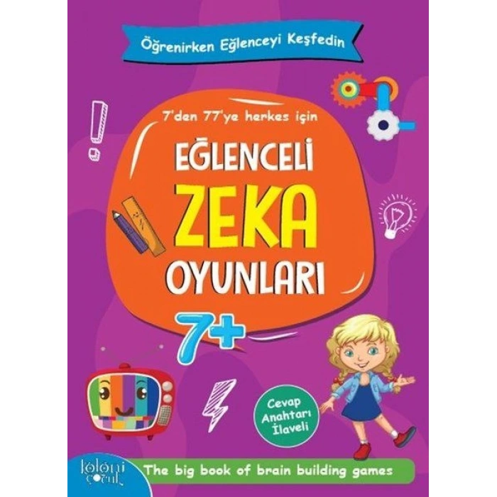 Eğlenceli Zeka Oyunları - Mor Kitap -Öğrenirken Eğlenceyi Keşfedin