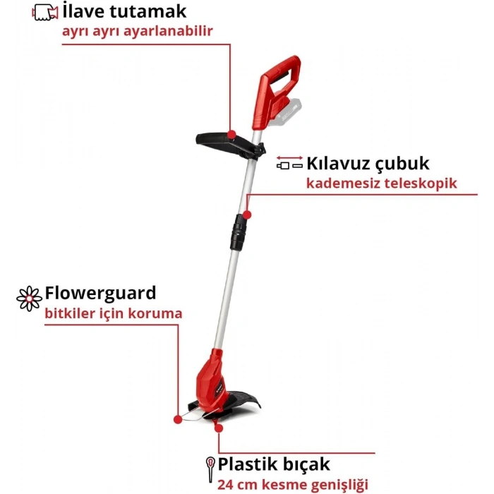 Einhell GC-CT 18/24 Solo Kenar Kesme Makinesi ( Akü ve Şarj Hariç)