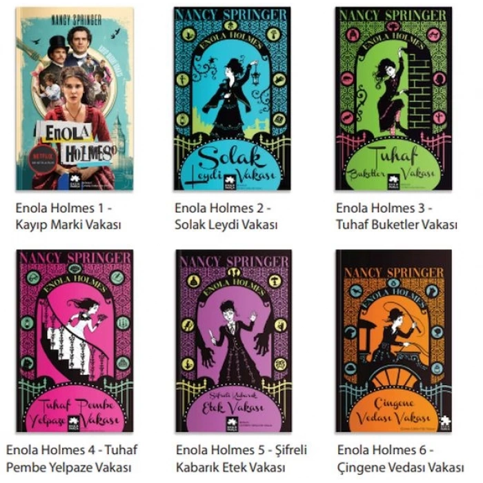 Enola Holmes 6 Kitap Set