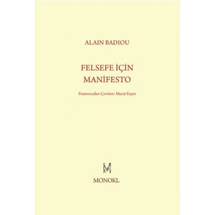 Felsefe İçin Manifesto