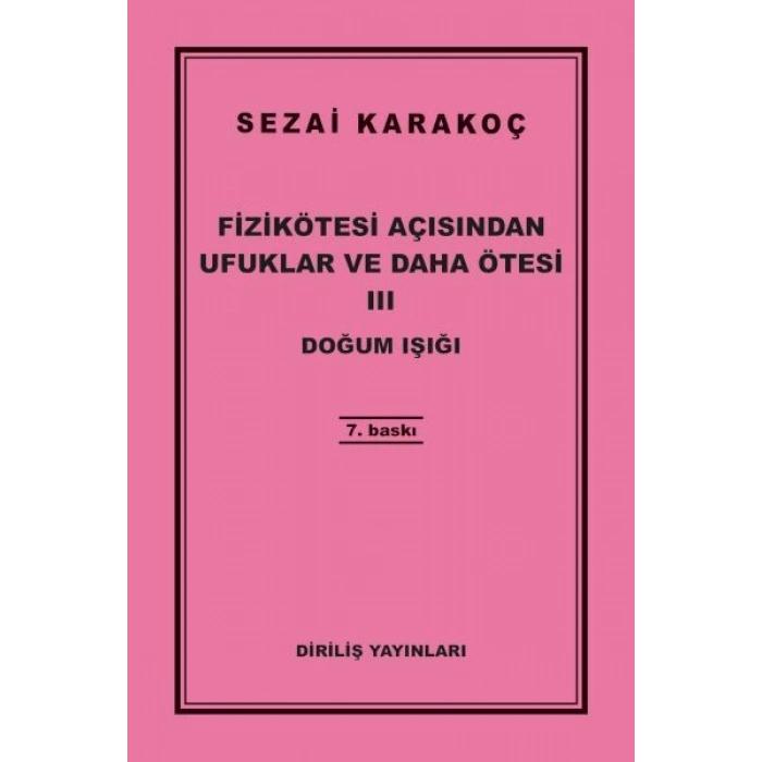 Fizikötesi Açısından Ufuklar ve Daha Ötesi 3