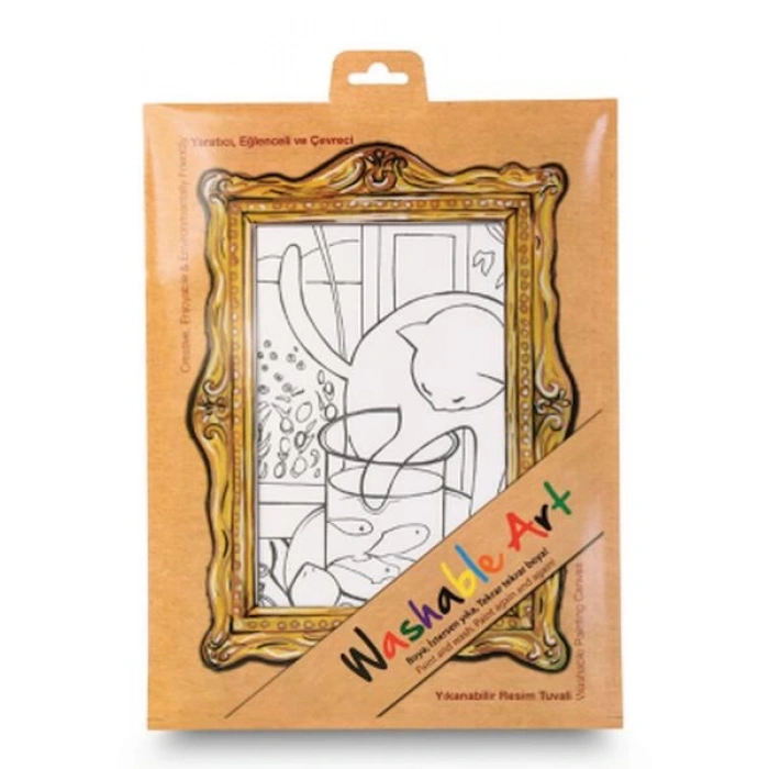 Funny Mat - Henrı Matısse The Cat Wıth Red Fısh 25 X 35 Cm