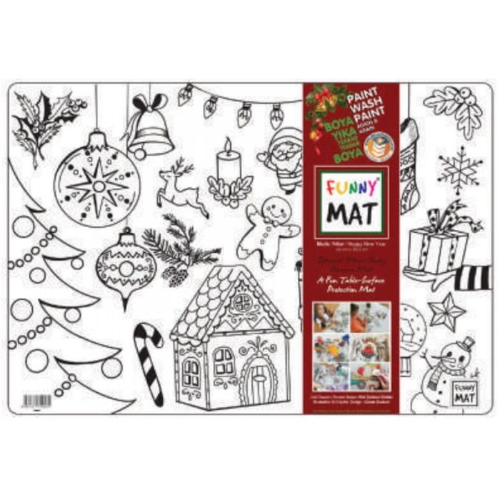 Funny Mat - Mutlu Yıllar 33,5x48cm