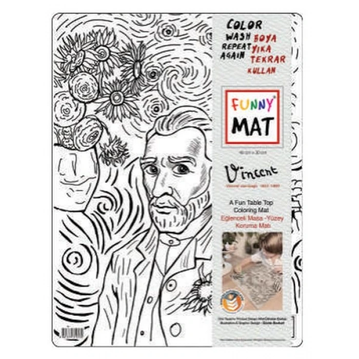 Funny Mat - Vıncent Van Gogh 30 X 40 Cm
