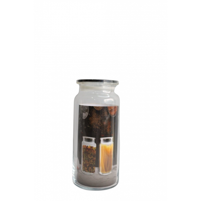 Glasscom Kapaklı Kavanoz 1400cc