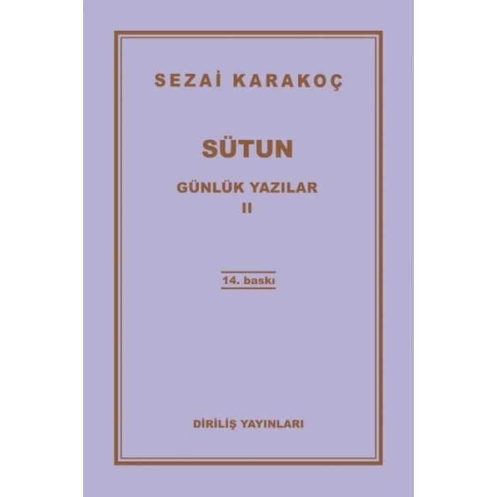 Günlük Yazılar 2 - Sütun