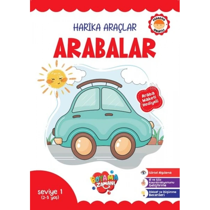 Harika Araçlar – Arabalar Seviye 1 (2-3 Yaş)