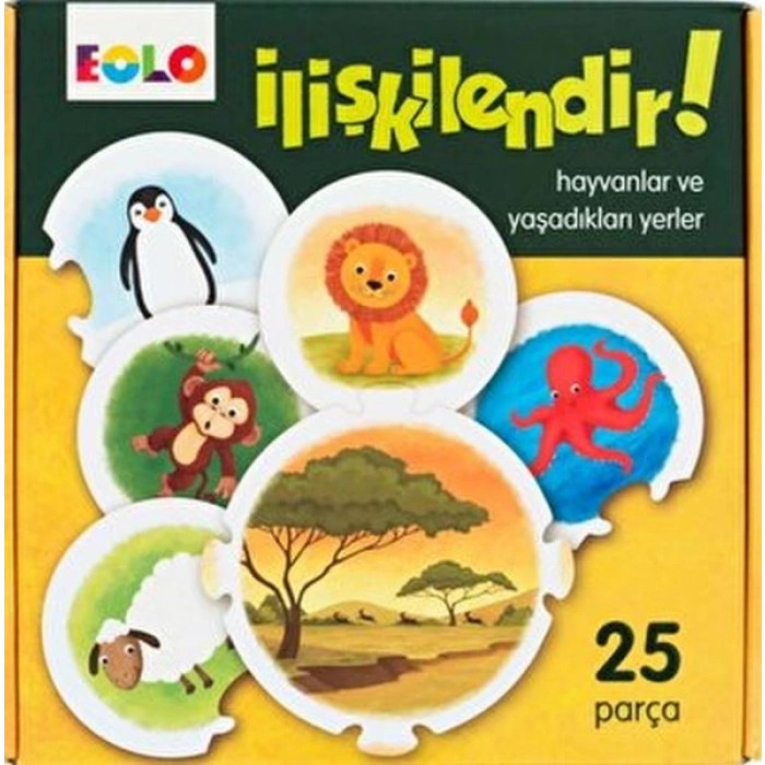 İlişkilendir!-Hayvanlar ve Yaşadıkları Yerler