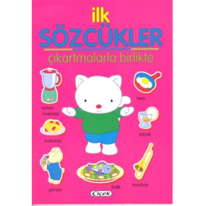 İlk Sözcükler - Çıkartmalarla Birlikte Pembe