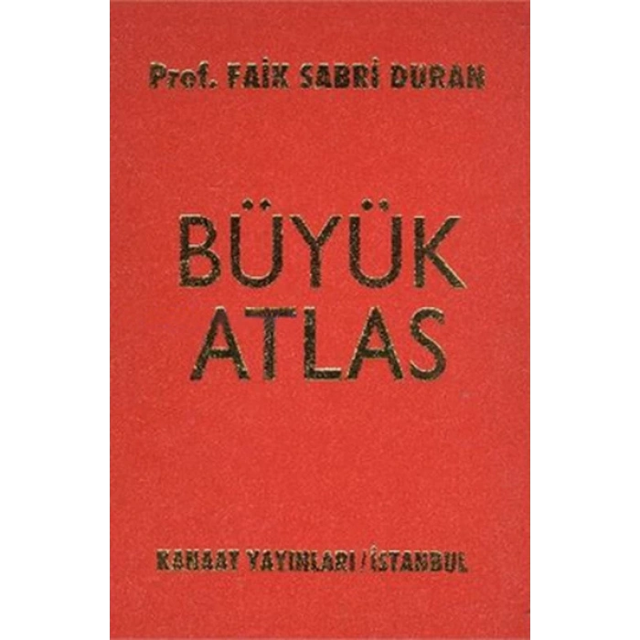 Kanaat Büyük Atlas (Ciltli)