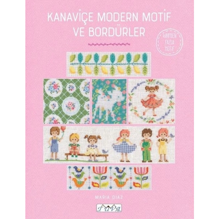 Kanaviçe Modern Motif Ve Bordürler