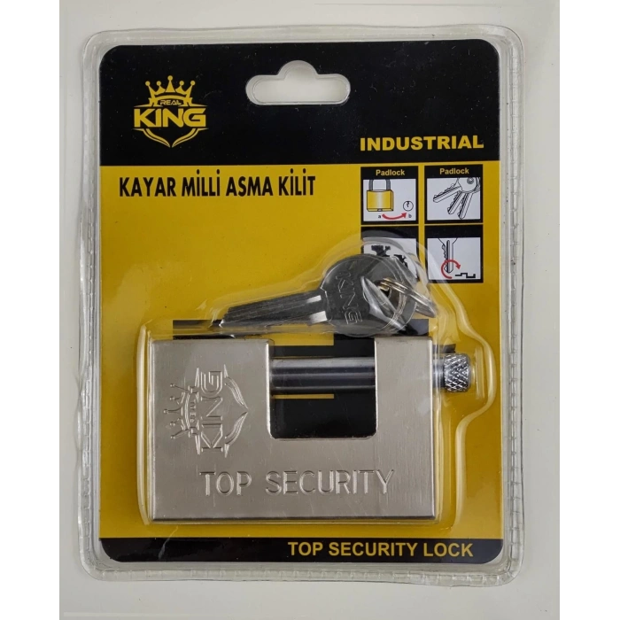 King Kayar Milli Asma Kilit 80 mm