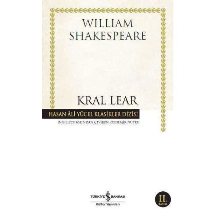 Kral Lear - Hasan Ali Yücel Klasikleri - Hasan Ali Yücel Klasikleri (Ciltli)