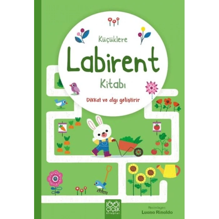 Küçüklere Labirent Kitabı - Dikkat ve Algı Geliştirir