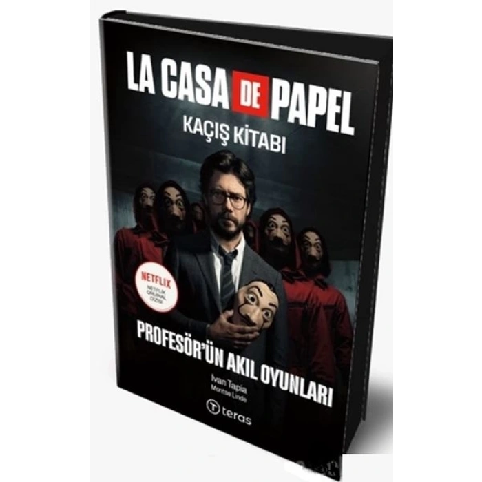 La Case De Papel Kaçış Kitabı - Profesörün Akıl Oyunları (Ciltli) (Maske Hediyeli)