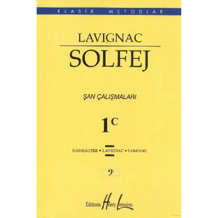 Lavignac 1C - Solfej Şan Çalışmaları