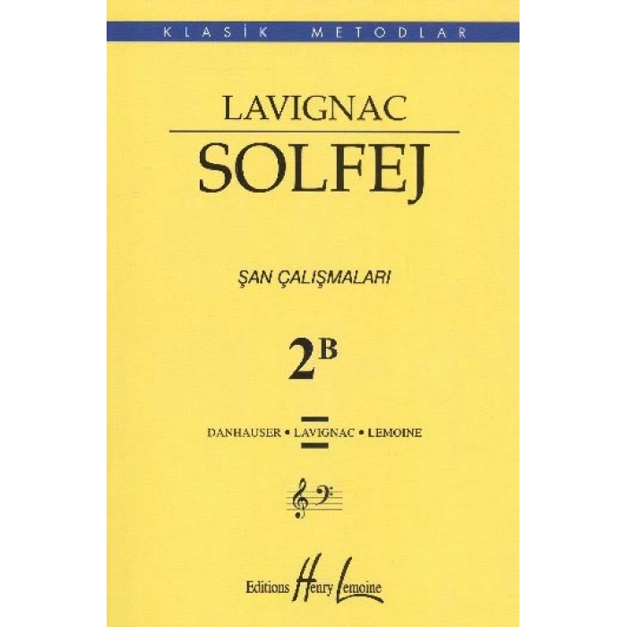 Lavignac Solfej 2B Şan Çalışmaları