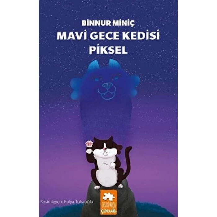 Mavi Gece Kedisi Piksel