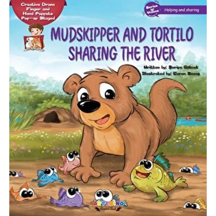 Mudskipper And Tortilo Sharing The River Creative Drama Finger and Hand Puppets Pop-up Staged